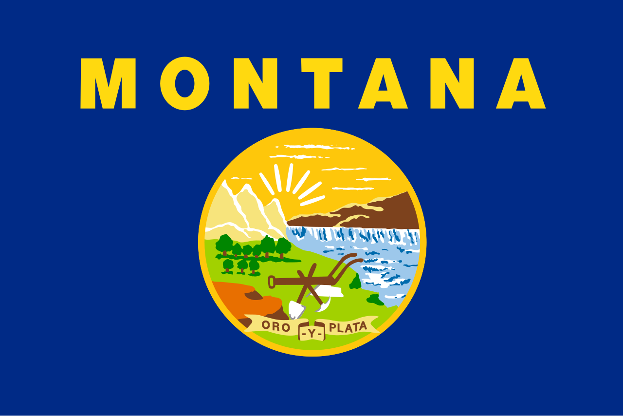 Montana state flag representing Remote Online Notary services in Montana