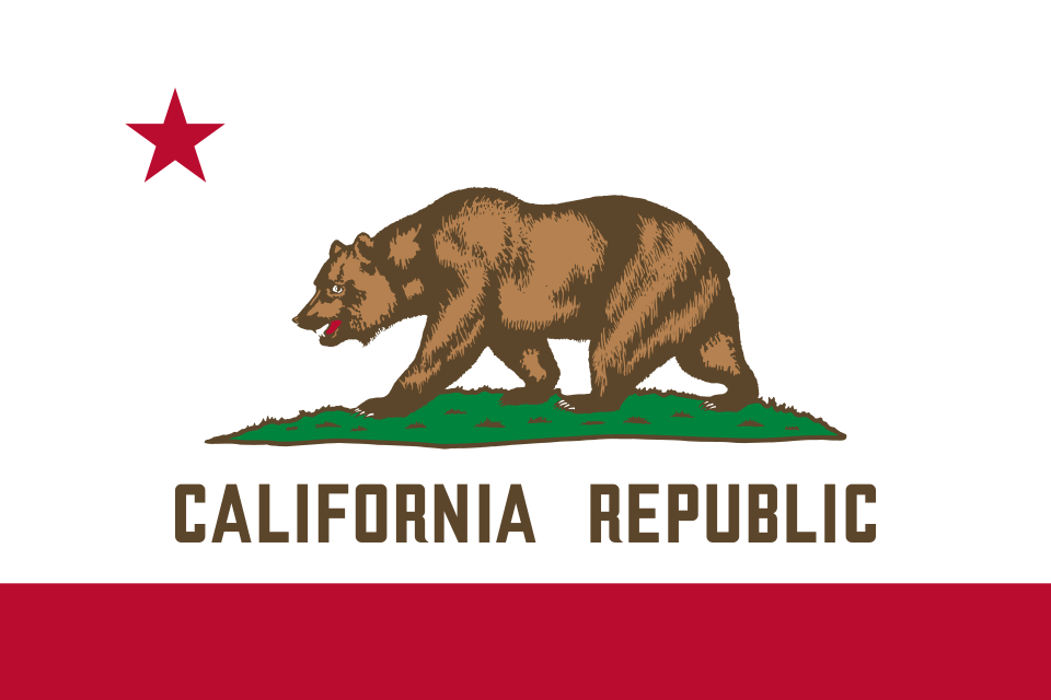 California state flag representing Remote Online Notary services in California