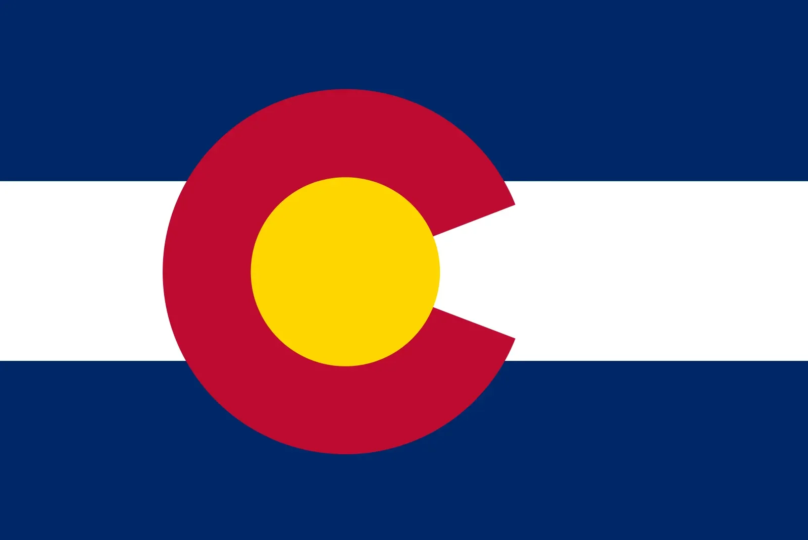 Colorado state flag representing Remote Online Notary services in Colorado