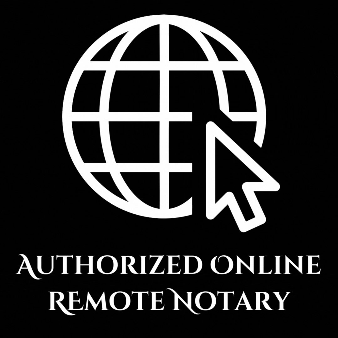 Authorized remote online notary providing secure online notarization services