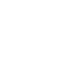 White outline of a cube with detailed edges on a black background