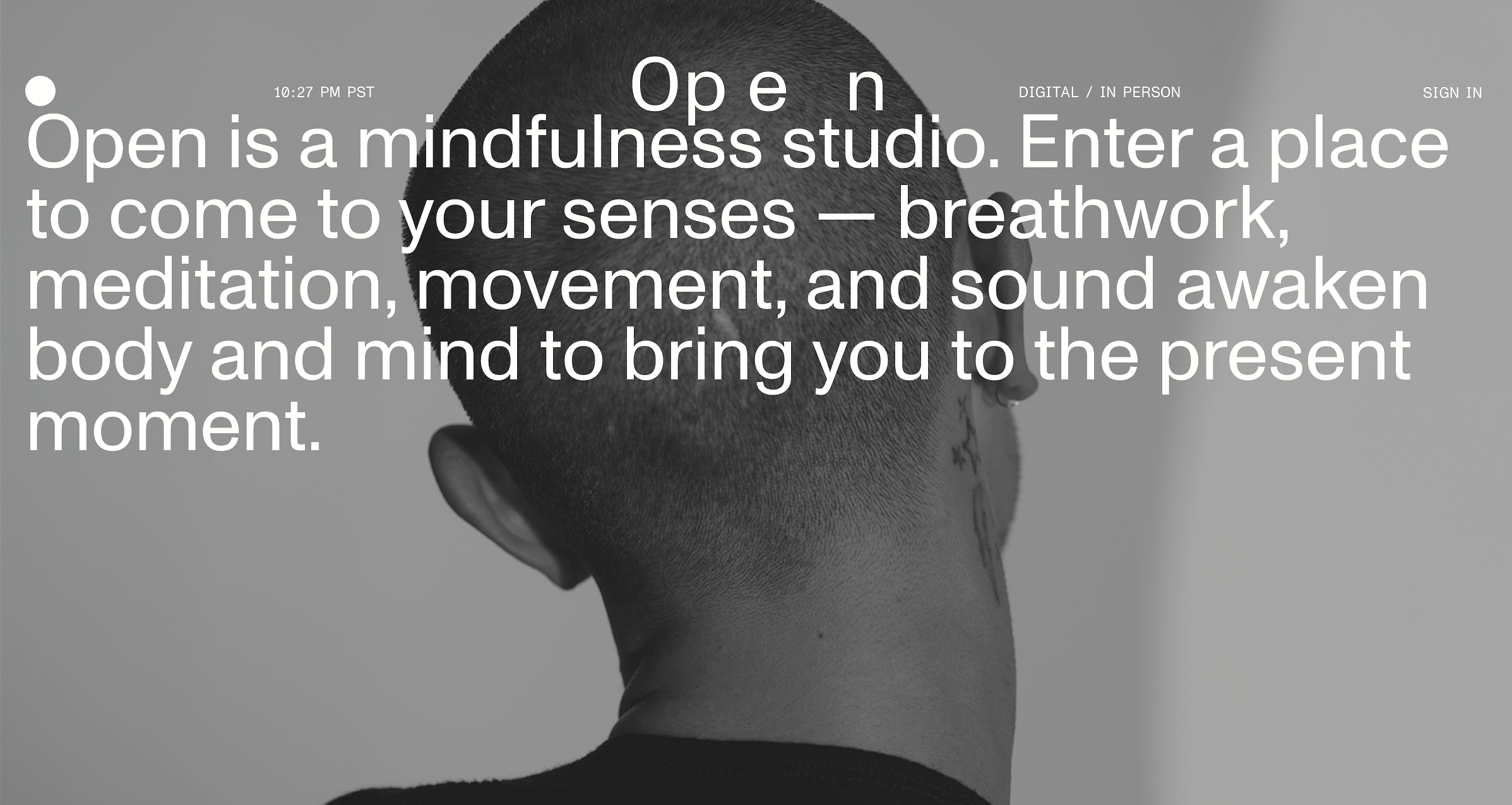 Yoga & Meditation (Op e  n) 

A beautifully considered space for yoga and meditation. Grounded, intentional practices that invite stillness, presence, and a softer way of being.