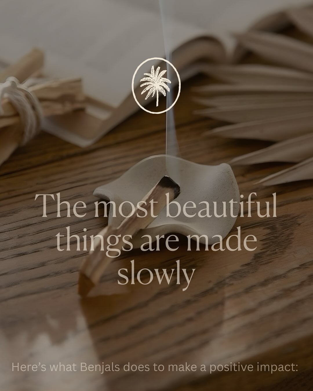 The fashion industry generates over 92 million tons of textile waste each year and contributes nearly 10% of global carbon emissions.

We believe there&rsquo;s a better way.

We prioritize small-batch production, handmade goods, local sourcing whenev