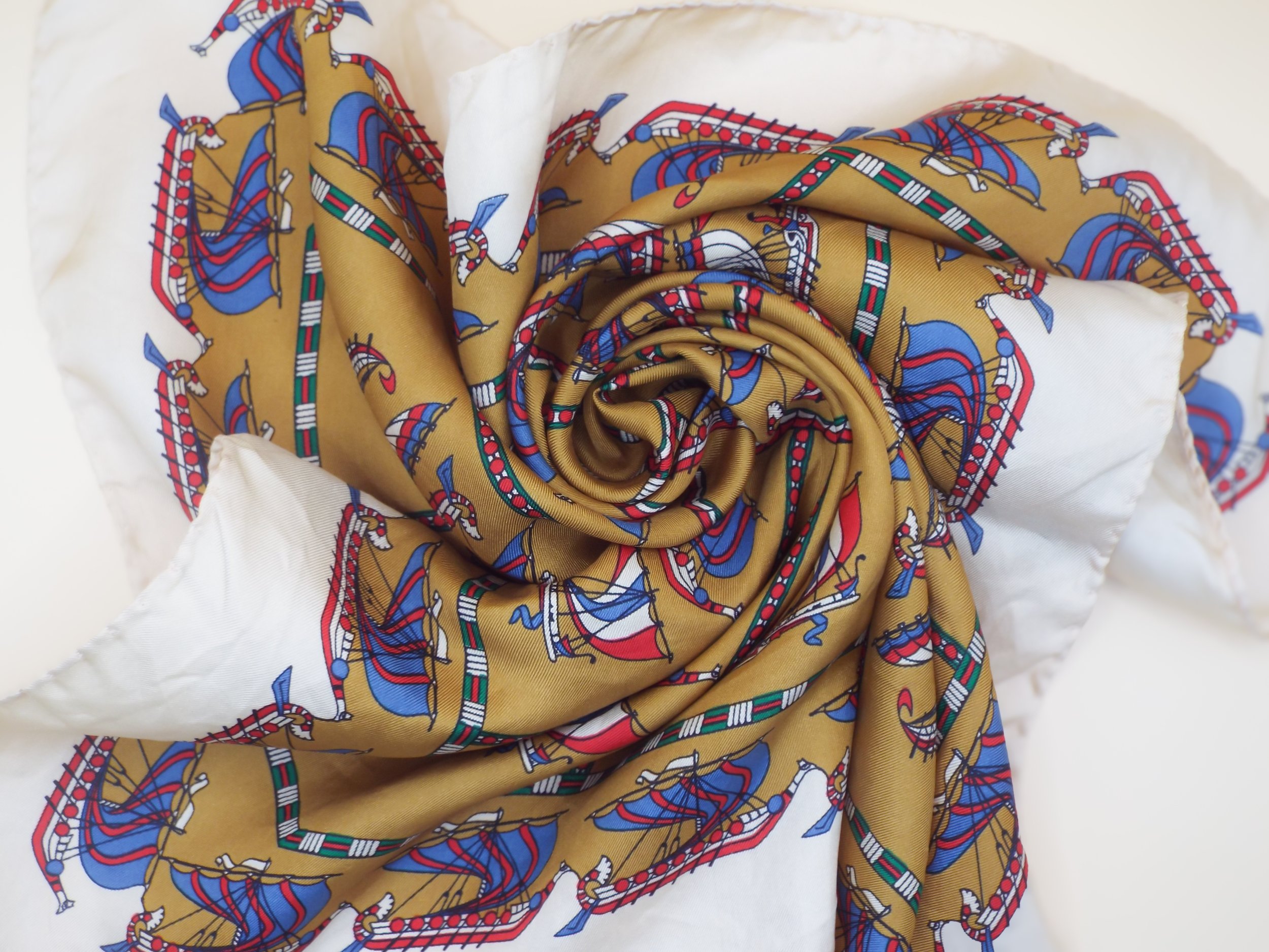 Vintage Salvatore Ferragamo Silk Scarf