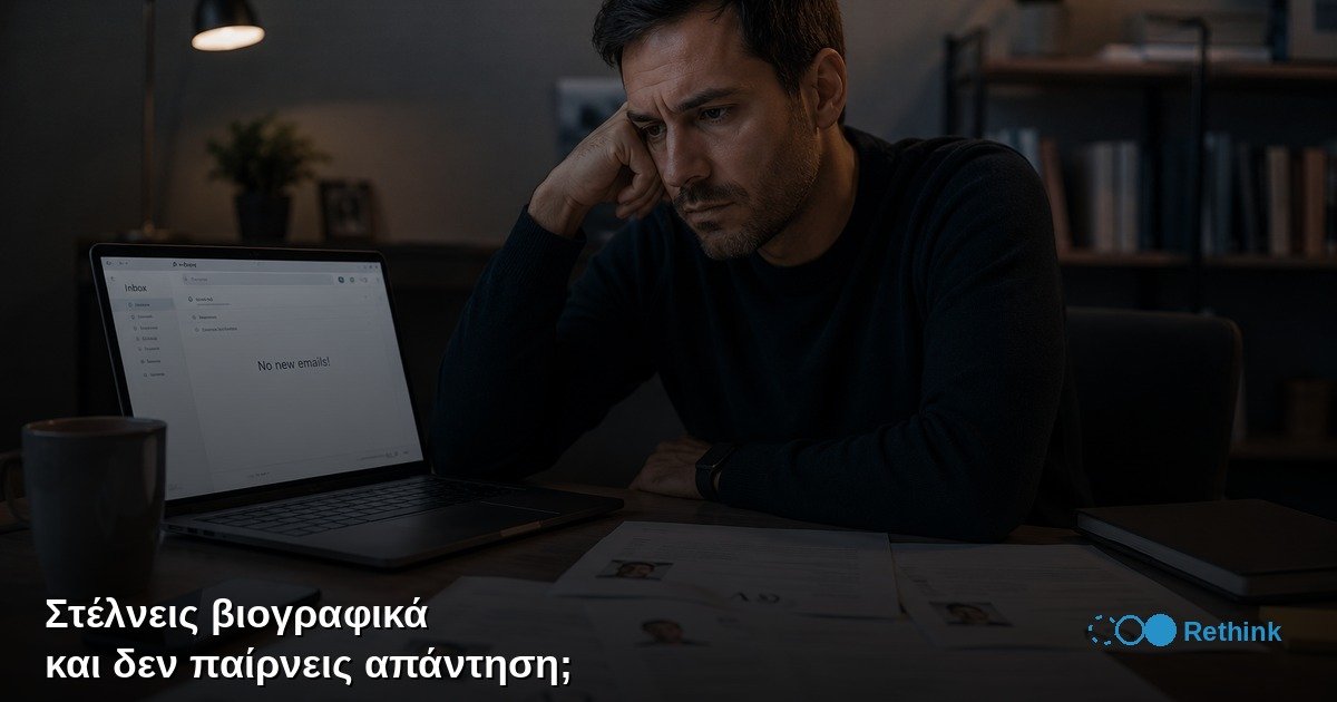 Στέλνεις βιογραφικά και δεν παίρνεις απάντηση;