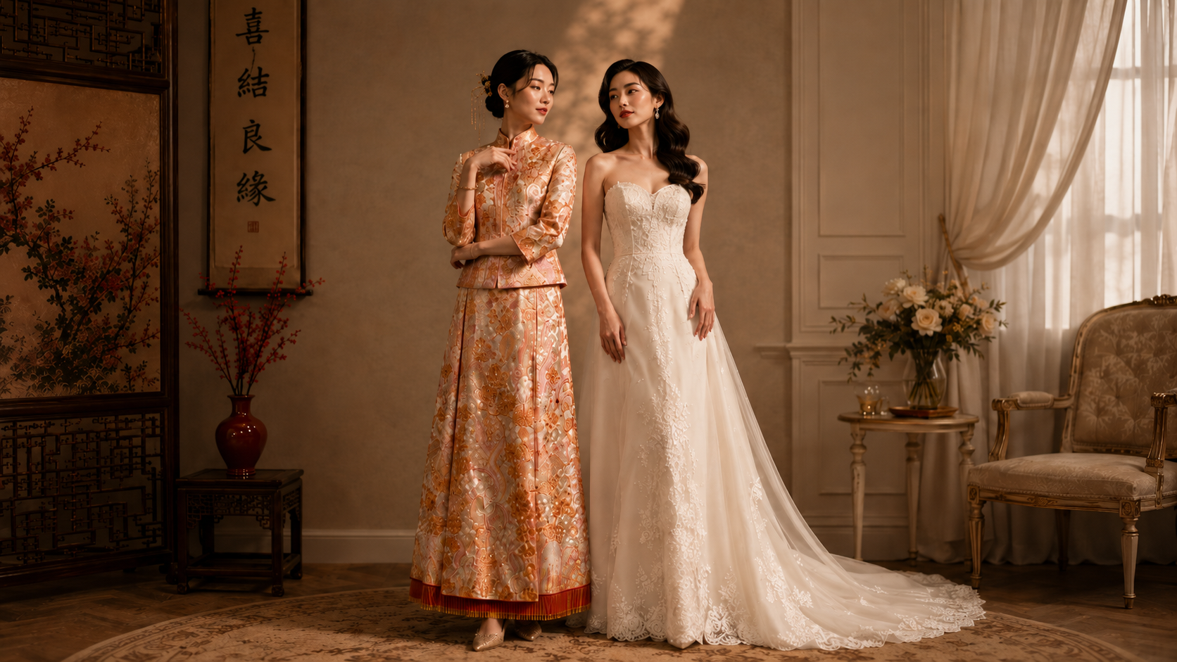 Tea Ceremony Makeup vs. Western Bridal Makeup: Why Two Looks Can Make Your Wedding Day Feel Complete