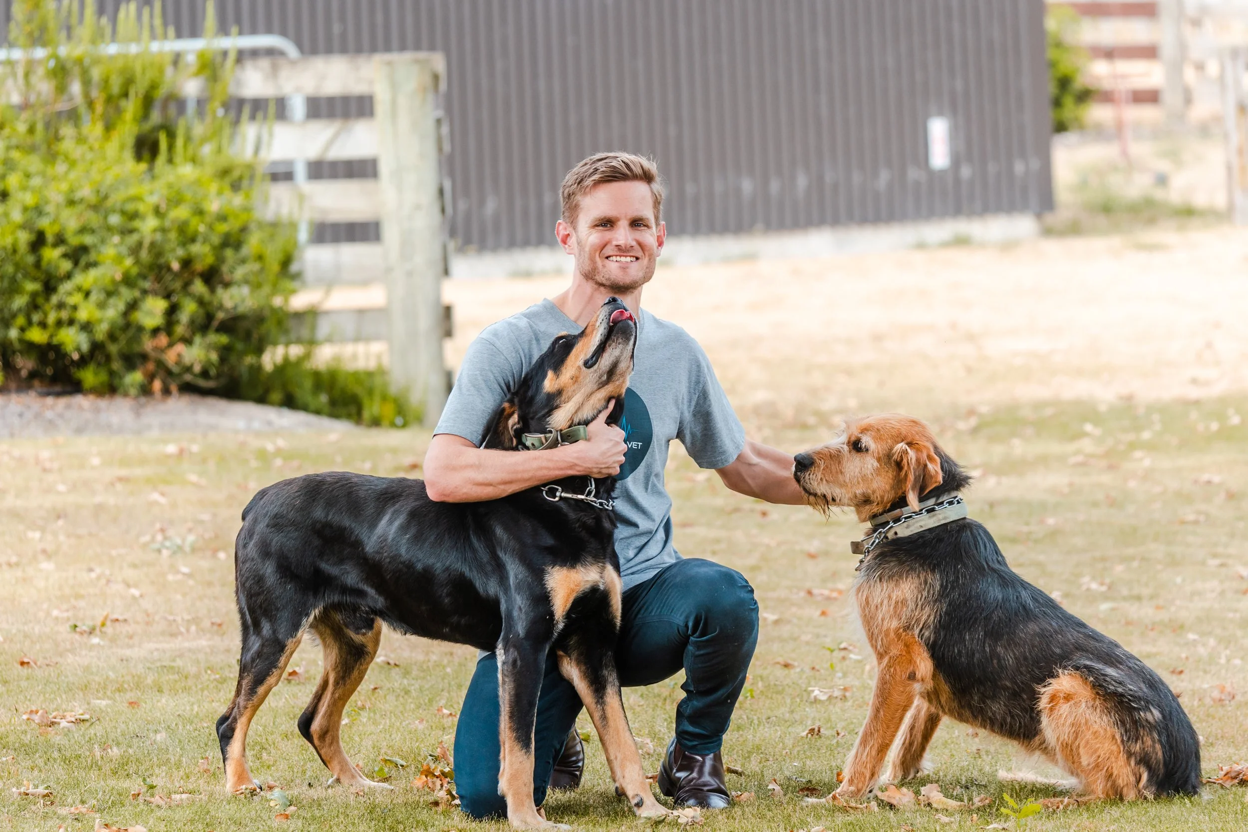 Steve Oehley, veterinarian and author of a darkly honest veterinary memoir