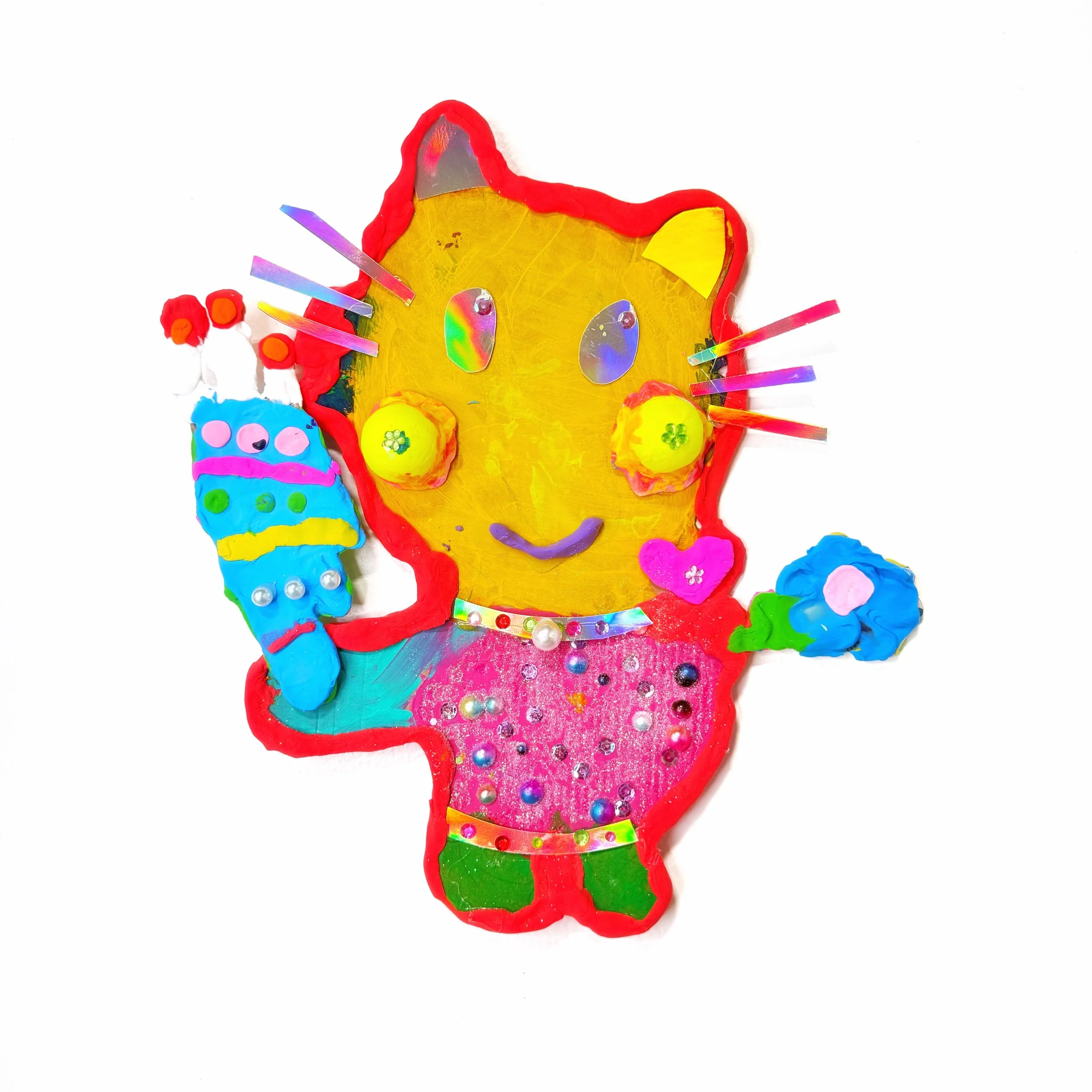 Emmie Luo Zheng - pretty cat wearing Elsa dress