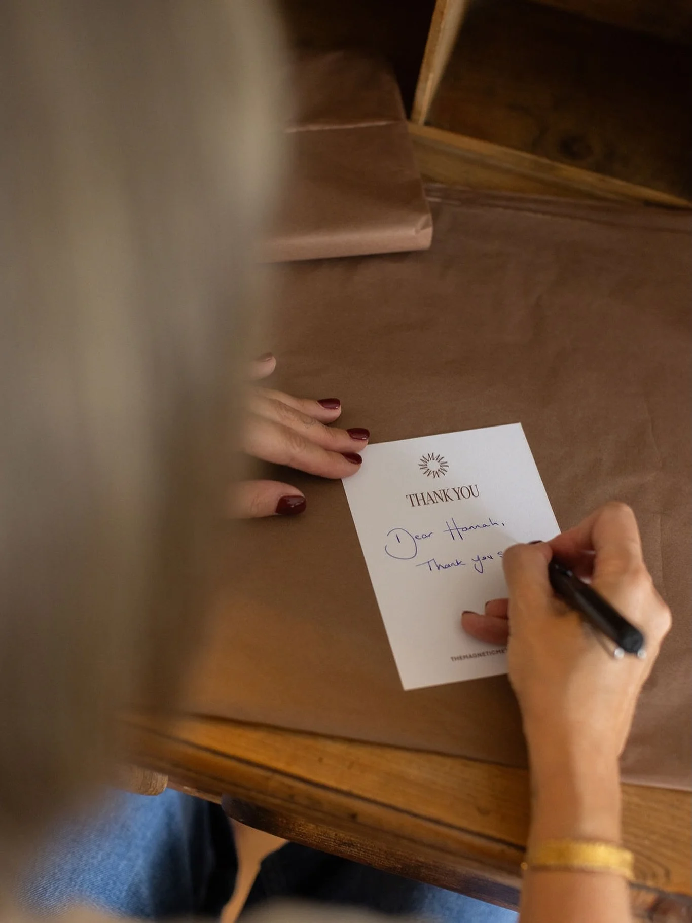 Writing little notes to you when I pack your order is one of my favourite things to do 🤎💌