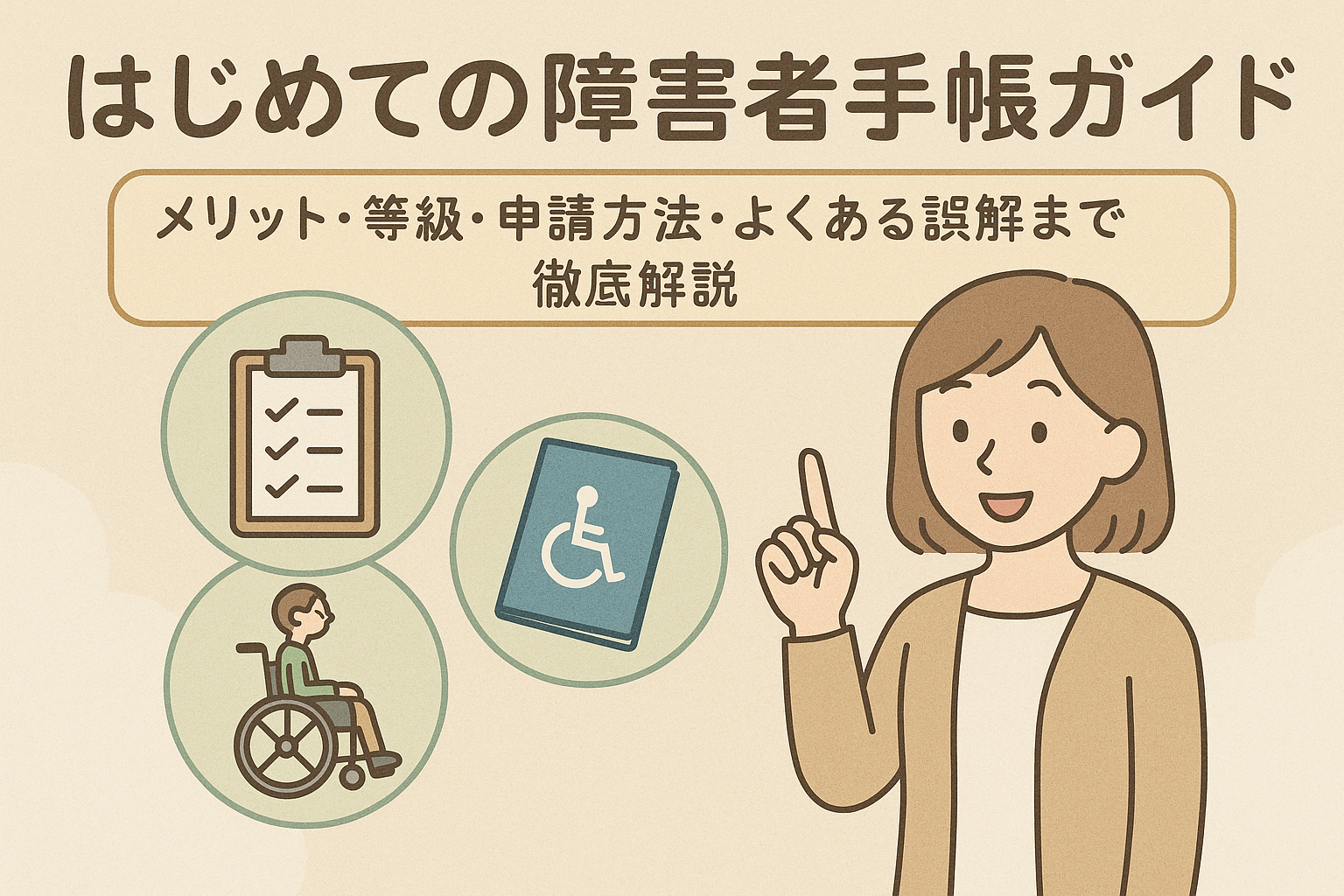 【はじめての障害者手帳ガイド】メリット・等級・申請方法・よくある誤解まで徹底解説