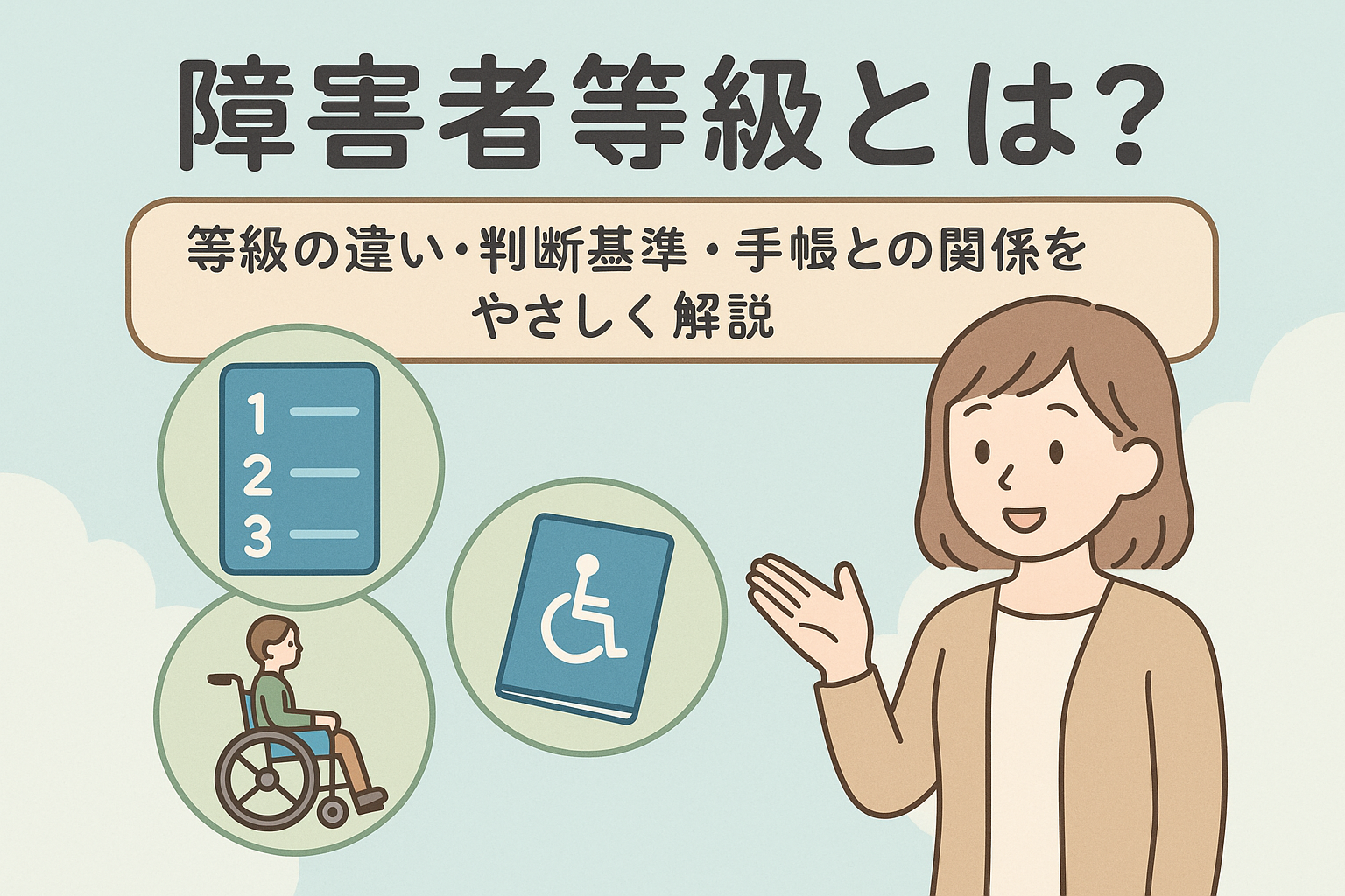 【完全ガイド】障害者等級とは？等級の違い・判断基準・手帳との関係をやさしく解説