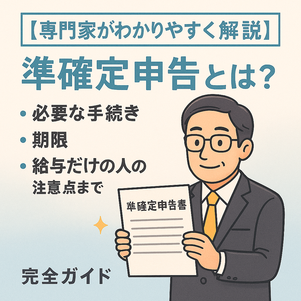 【専門家がわかりやすく解説】準確定申告とは？必要な手続き・期限・給与所得者だけの場合の注意点まで完全ガイド