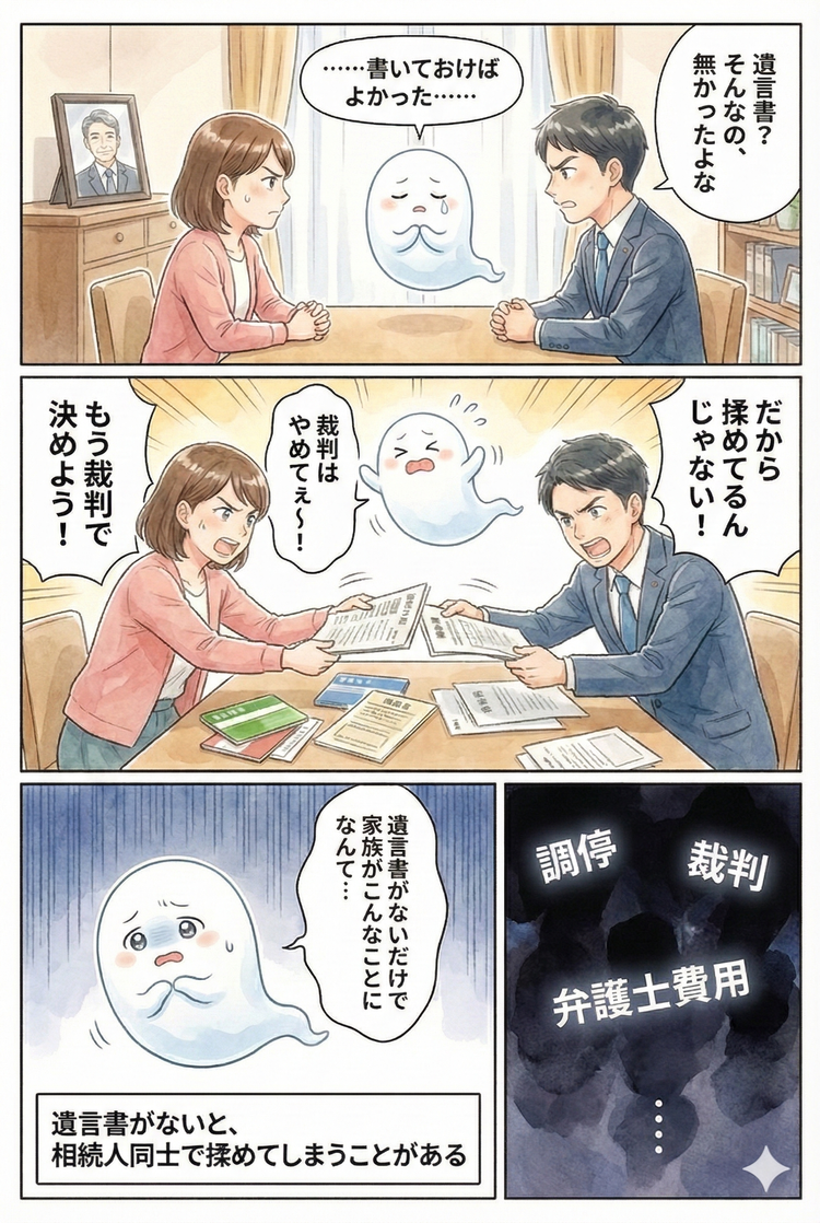 マンガ2ページ目