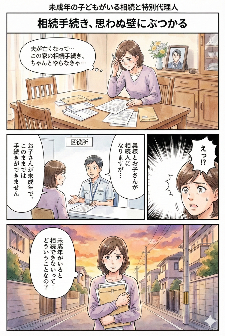 マンガ1ページ目