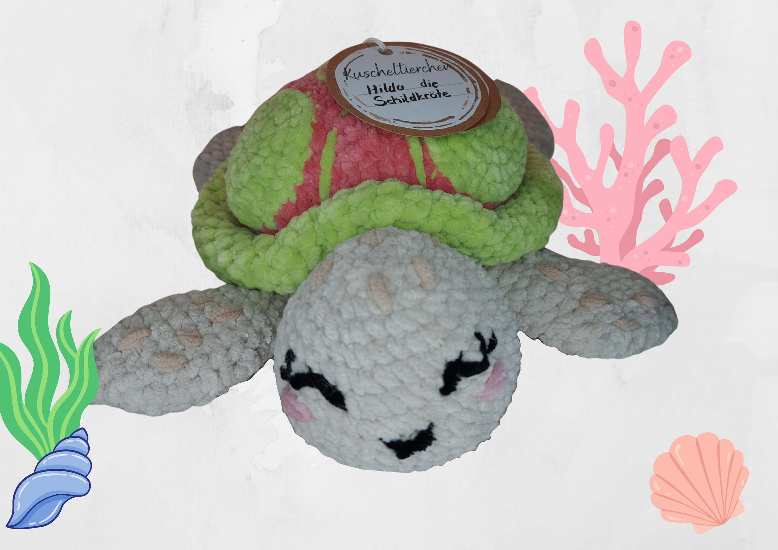 Hilda die Schildkröte, handmade