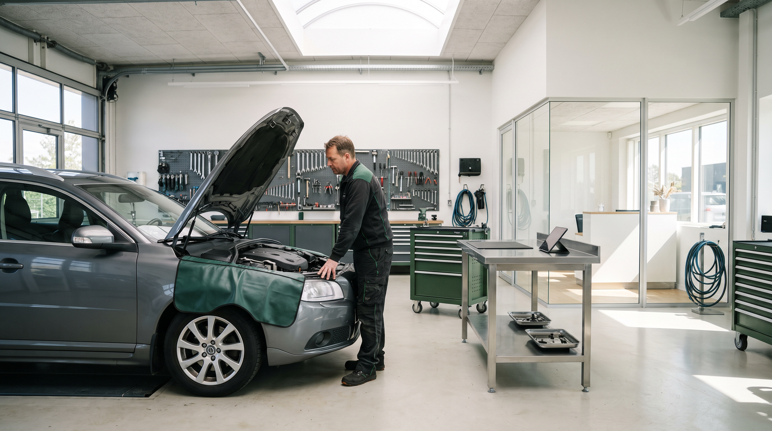 Bilen går i nødprogram: den systematiske fremgangsmåde