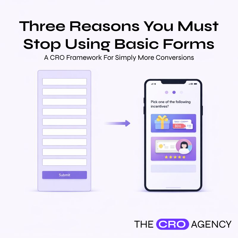 Three Reasons You Must Stop Using Basic Forms