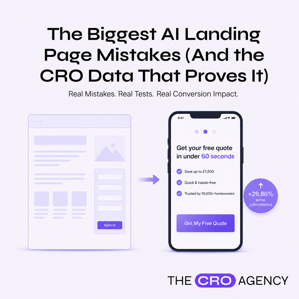 The Biggest AI Landing Page Mistakes (And the CRO Data That Proves It)