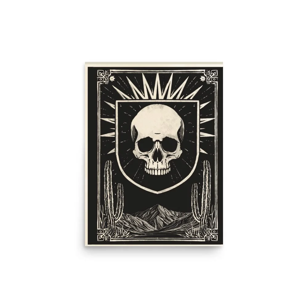 The Last Card Matte Print