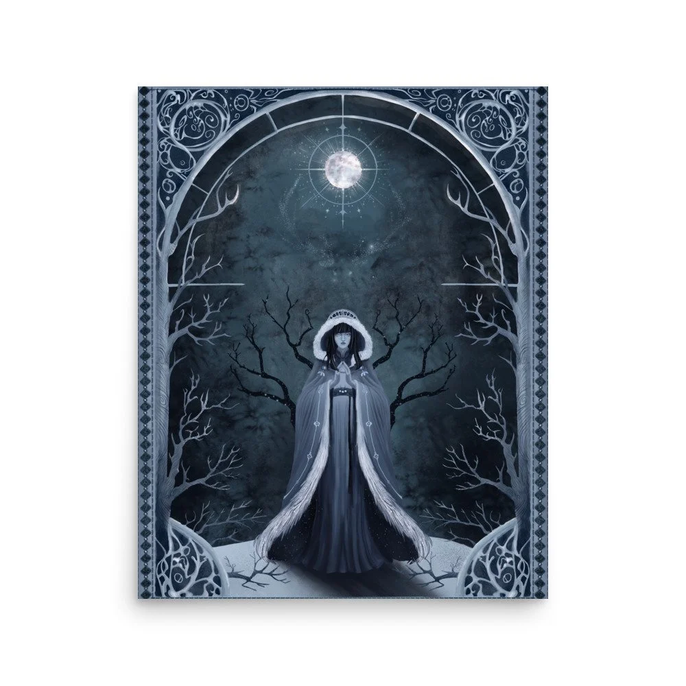 Under A Watching Sky Matte Art Print