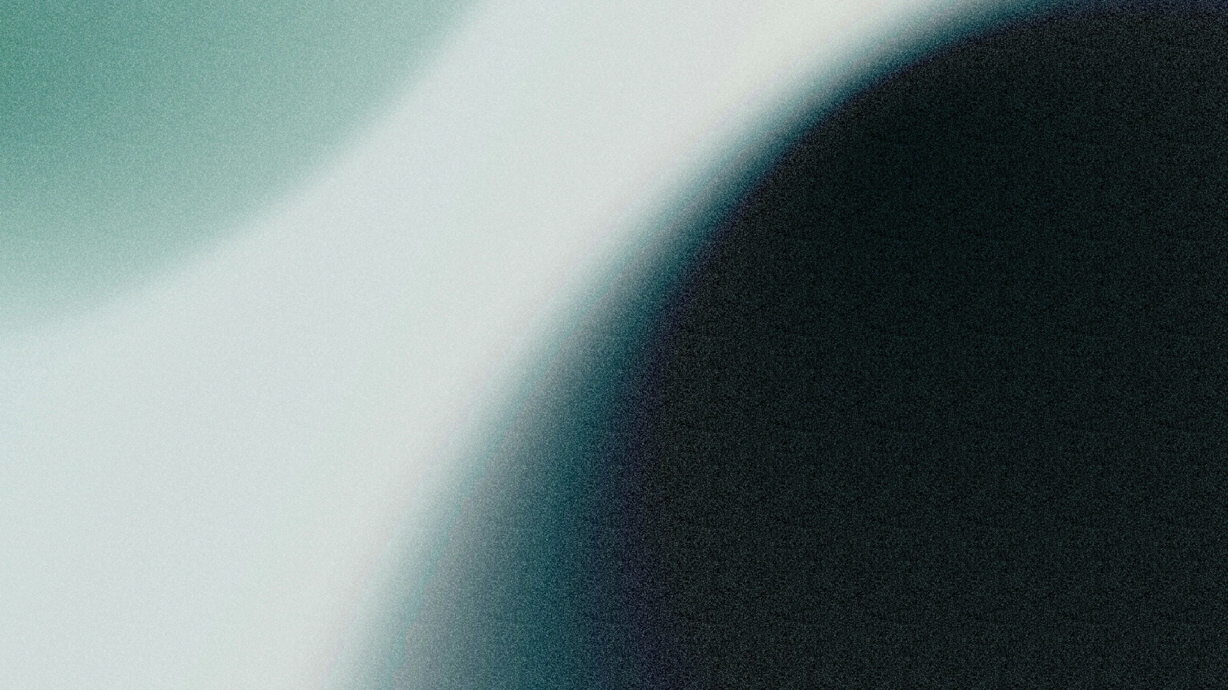 Abstract image with a gradient transitioning from light green to dark blue with a reddish tint, featuring a curved diagonal division.