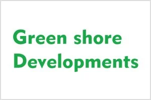 Green Shore Developments logo in green text