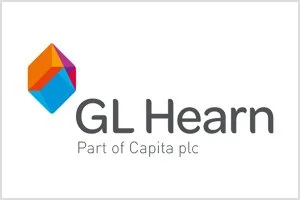 GL Hearn logo with a multicolored geometric shape and the text 'GL Hearn Part of Capita plc'