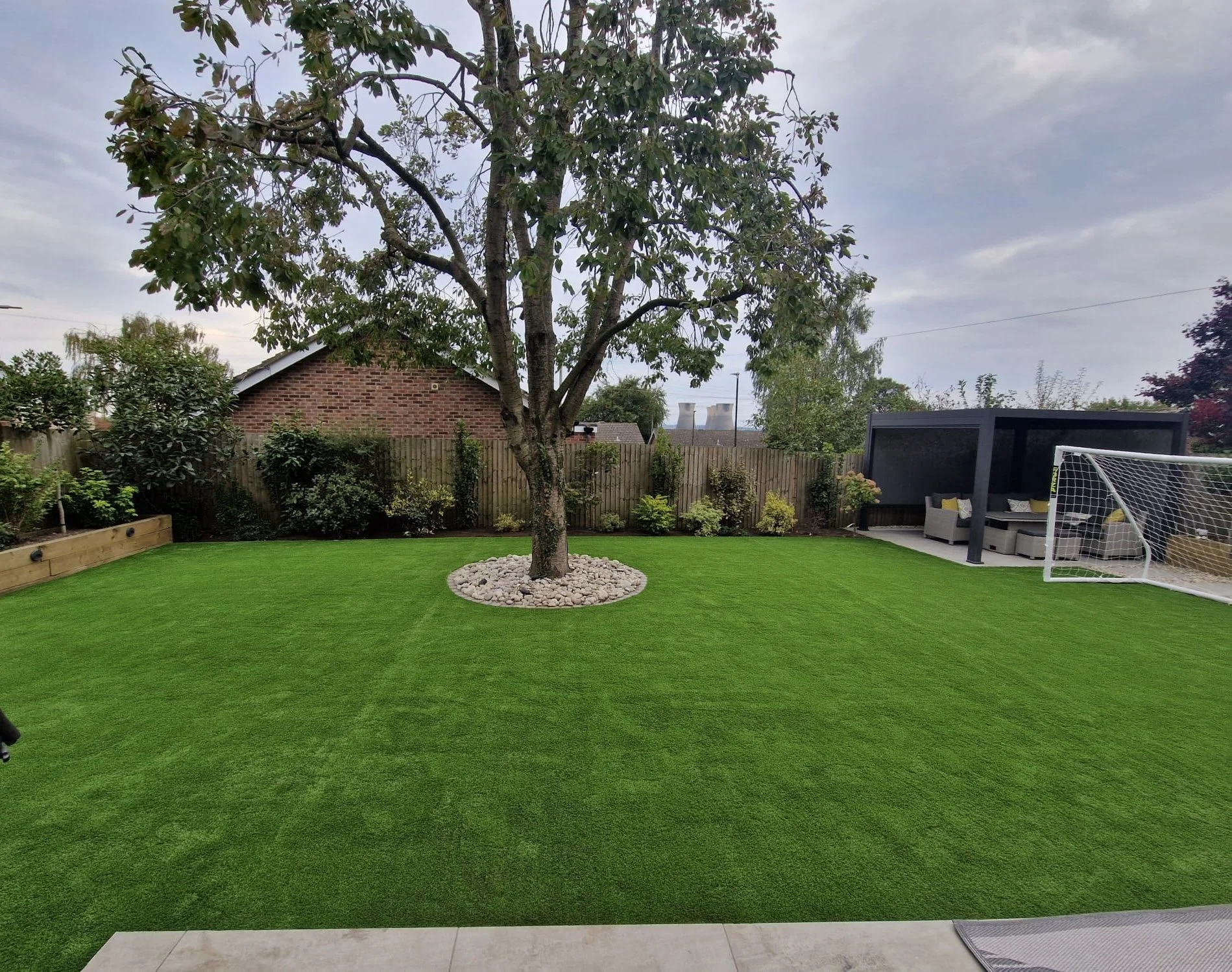 Professionally installed premium artificial turf in Derby