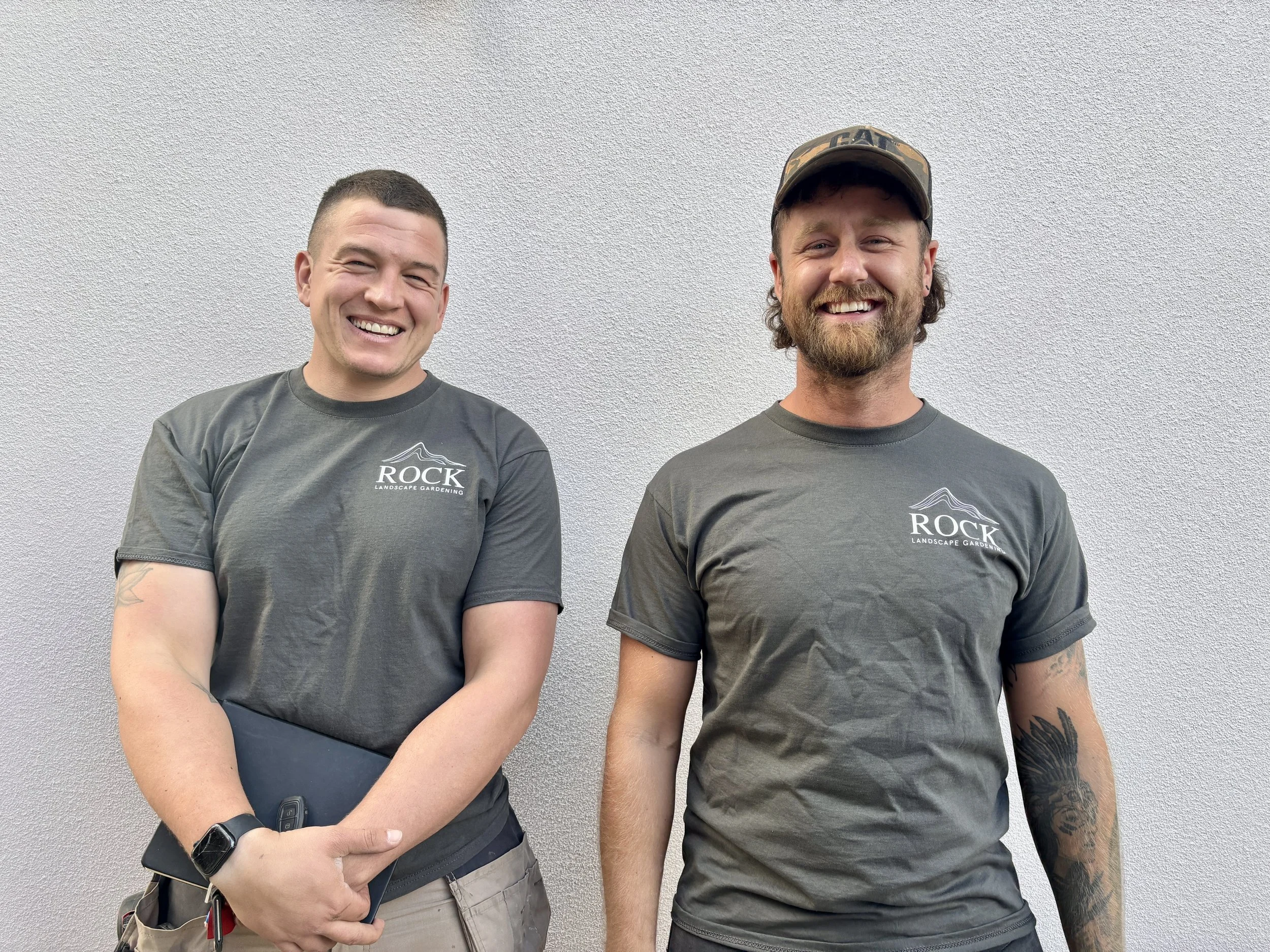 Team behind Rock Landscape Gardening.