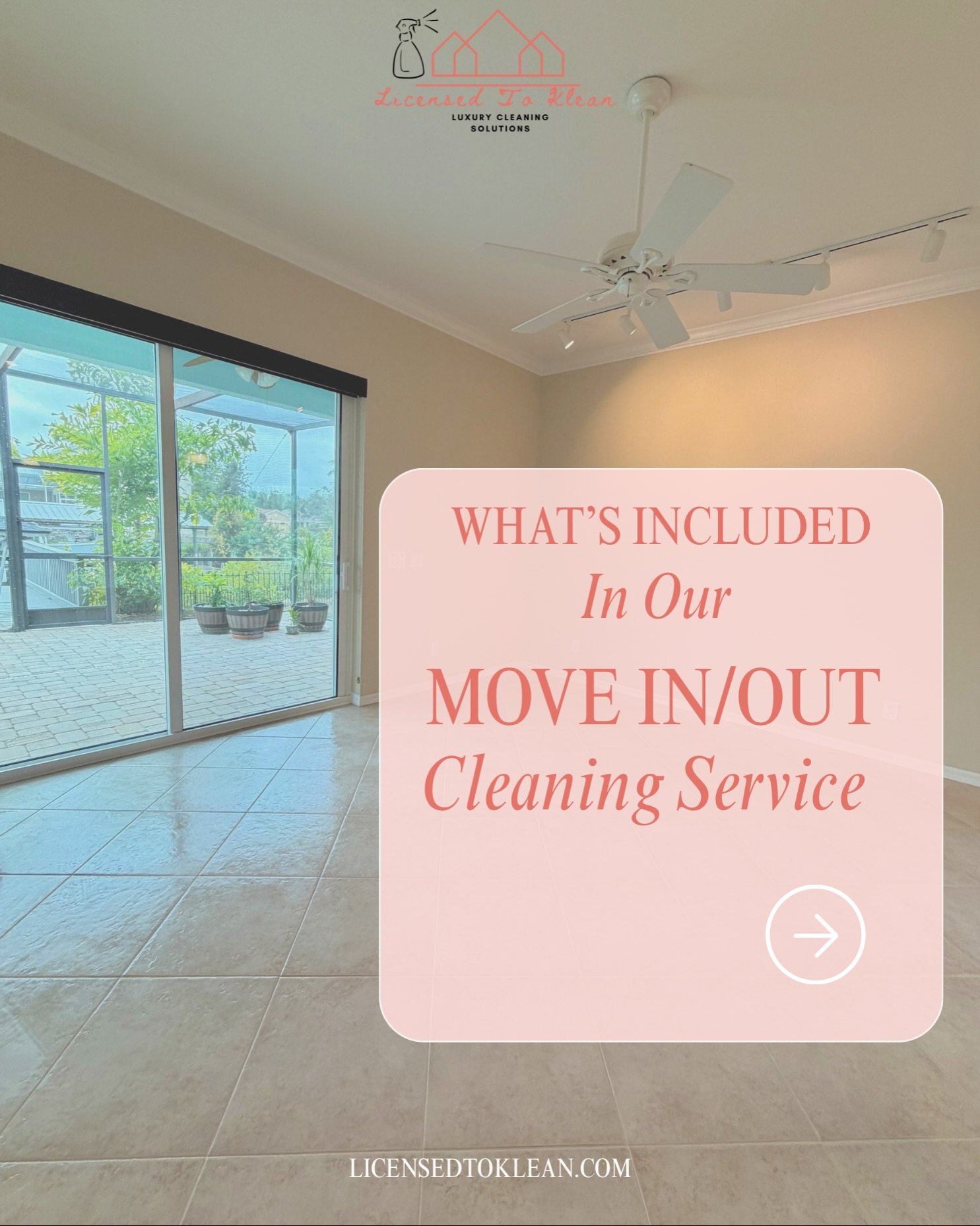 Move-in and move-out cleaning requires a different level of attention than routine housekeeping.

At Licensed To Klean, we understand what property managers, landlords, and homeowners expect when a property is being prepared for its next occupants.


