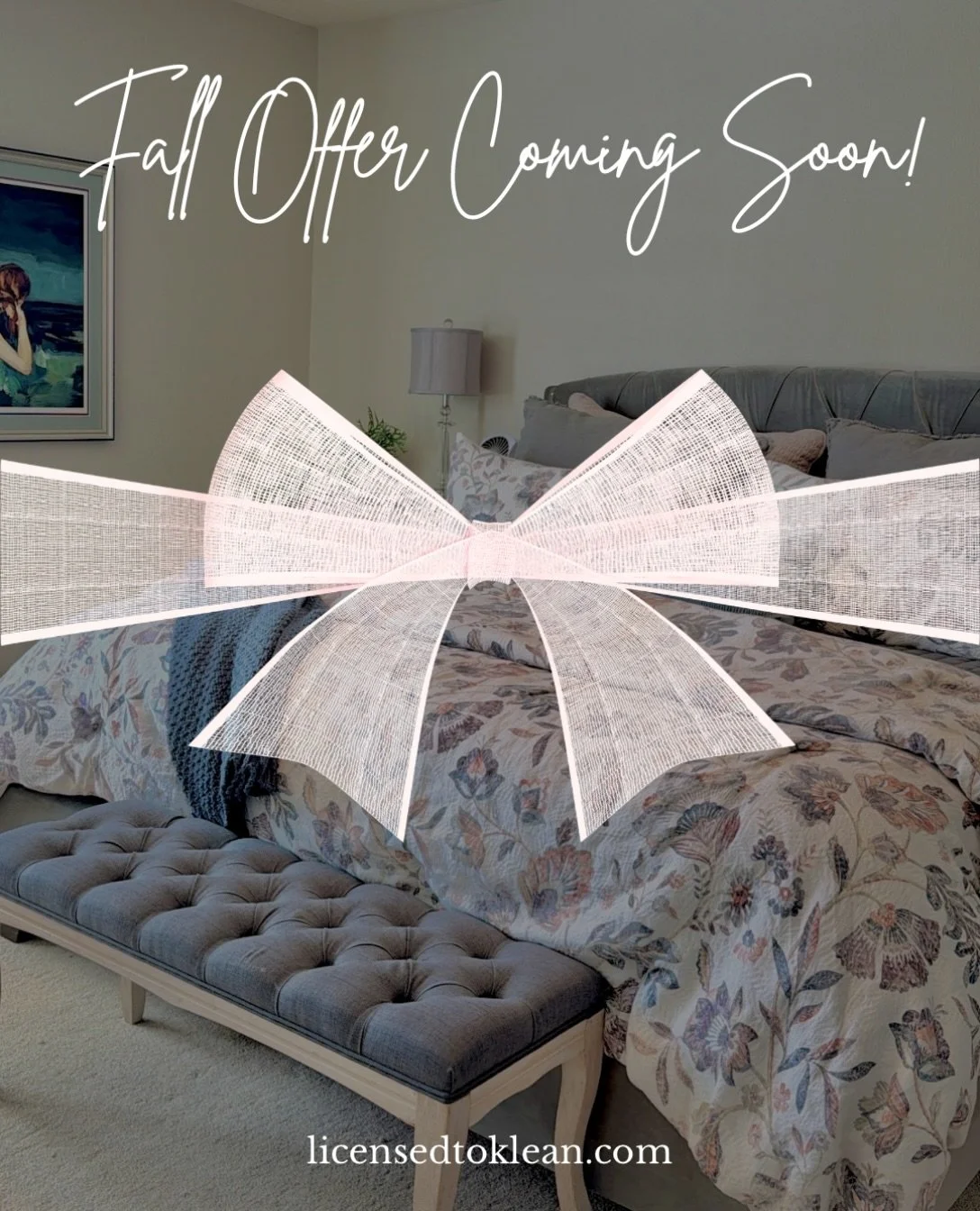 A little something special is coming this fall. 🍂

We&rsquo;re excited to introduce our upcoming Fall Refresh Event, featuring an exclusive offer designed to make refreshing your home even more rewarding.

With only 10 booking spots available, this 