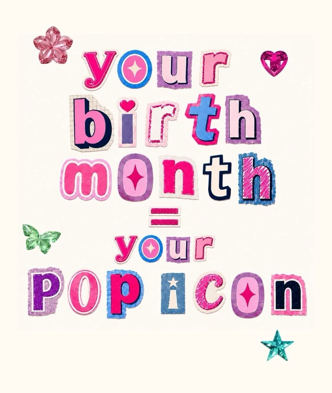 Your birth month = your pop icon 🩷✨

(Spoiler: the icon energy was already there) 

#karaoke #90s #events #pitch #2000s