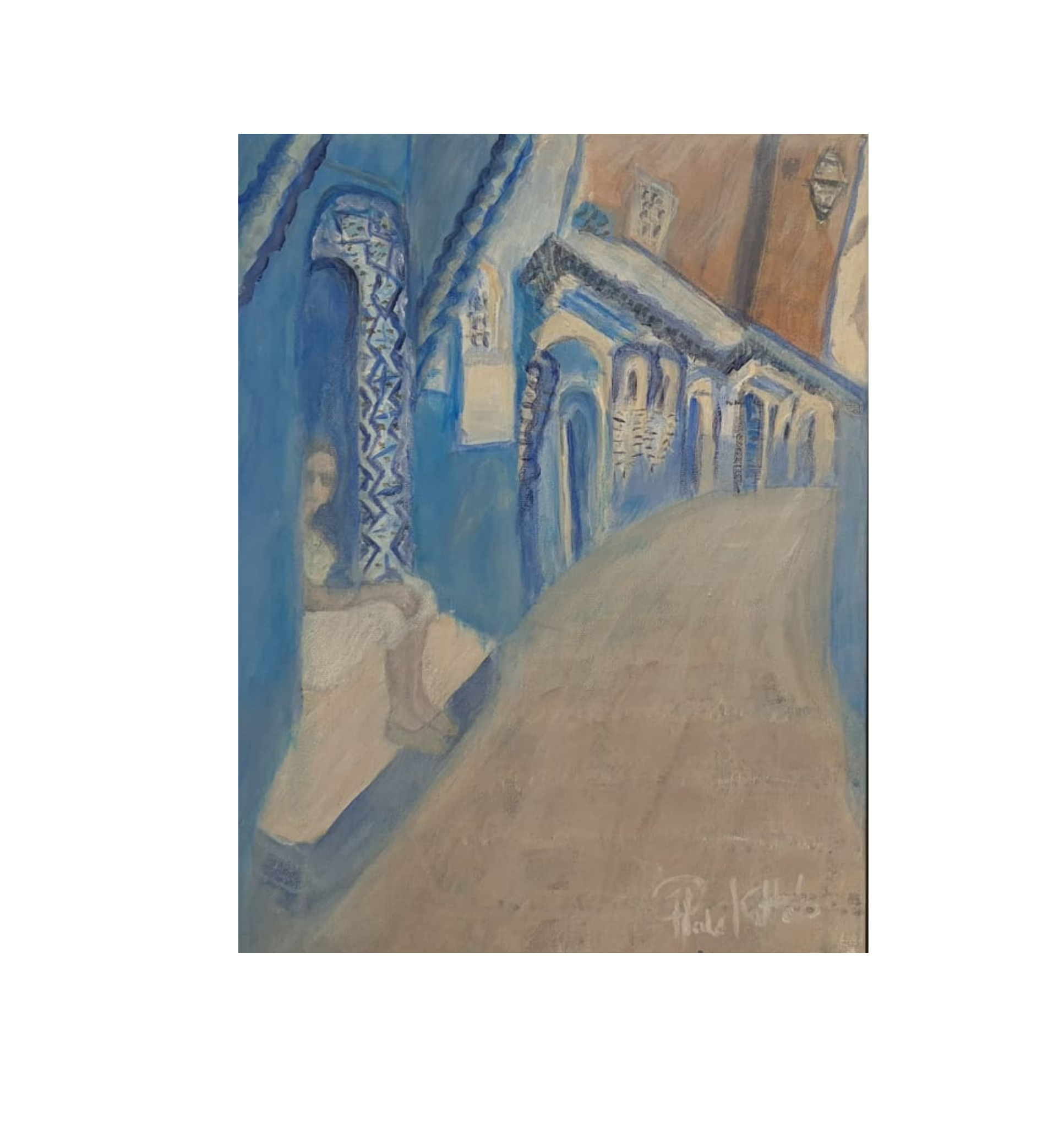 Blue Passage 30 x 40 cm