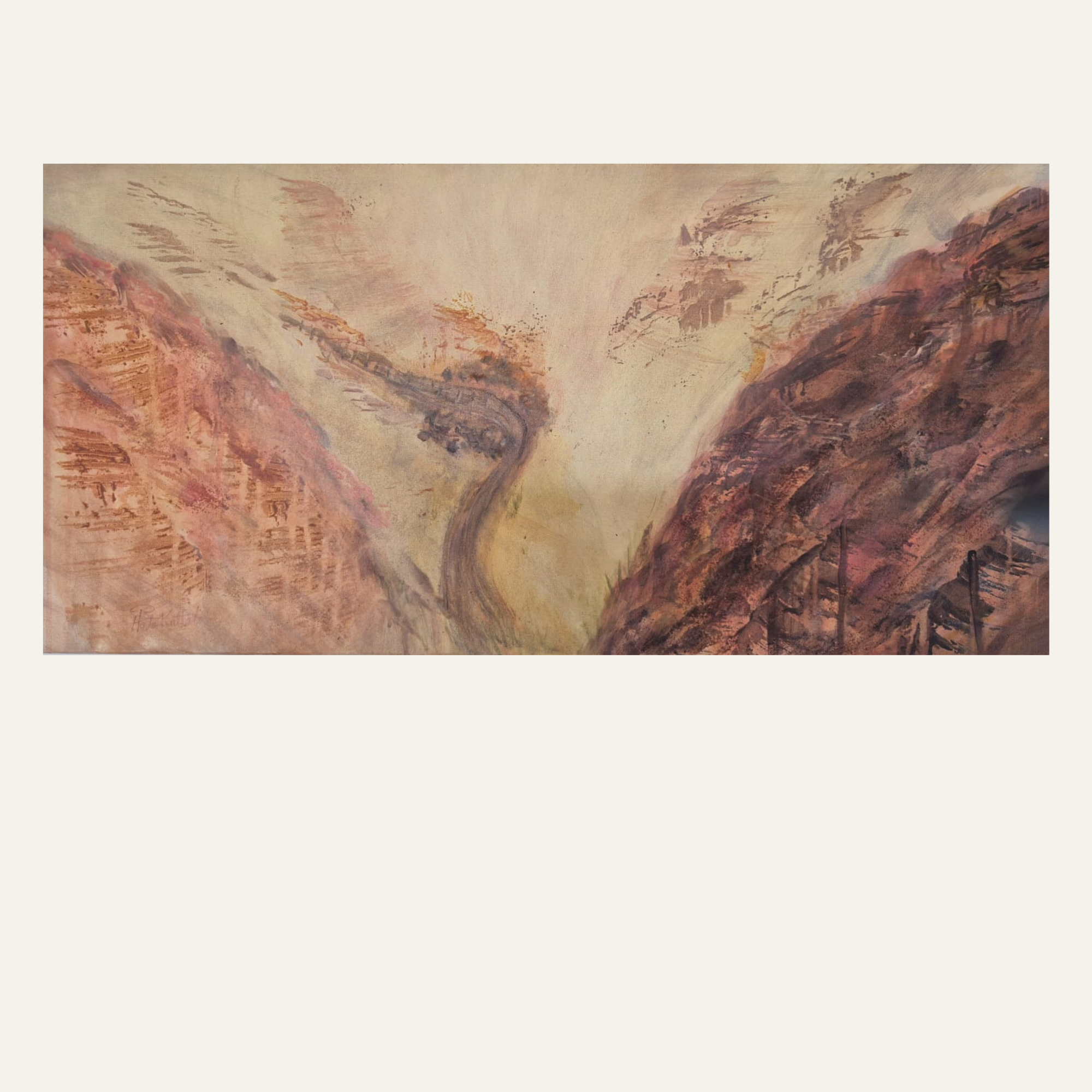 The Land Remembers the Way, 76 x 40 cm