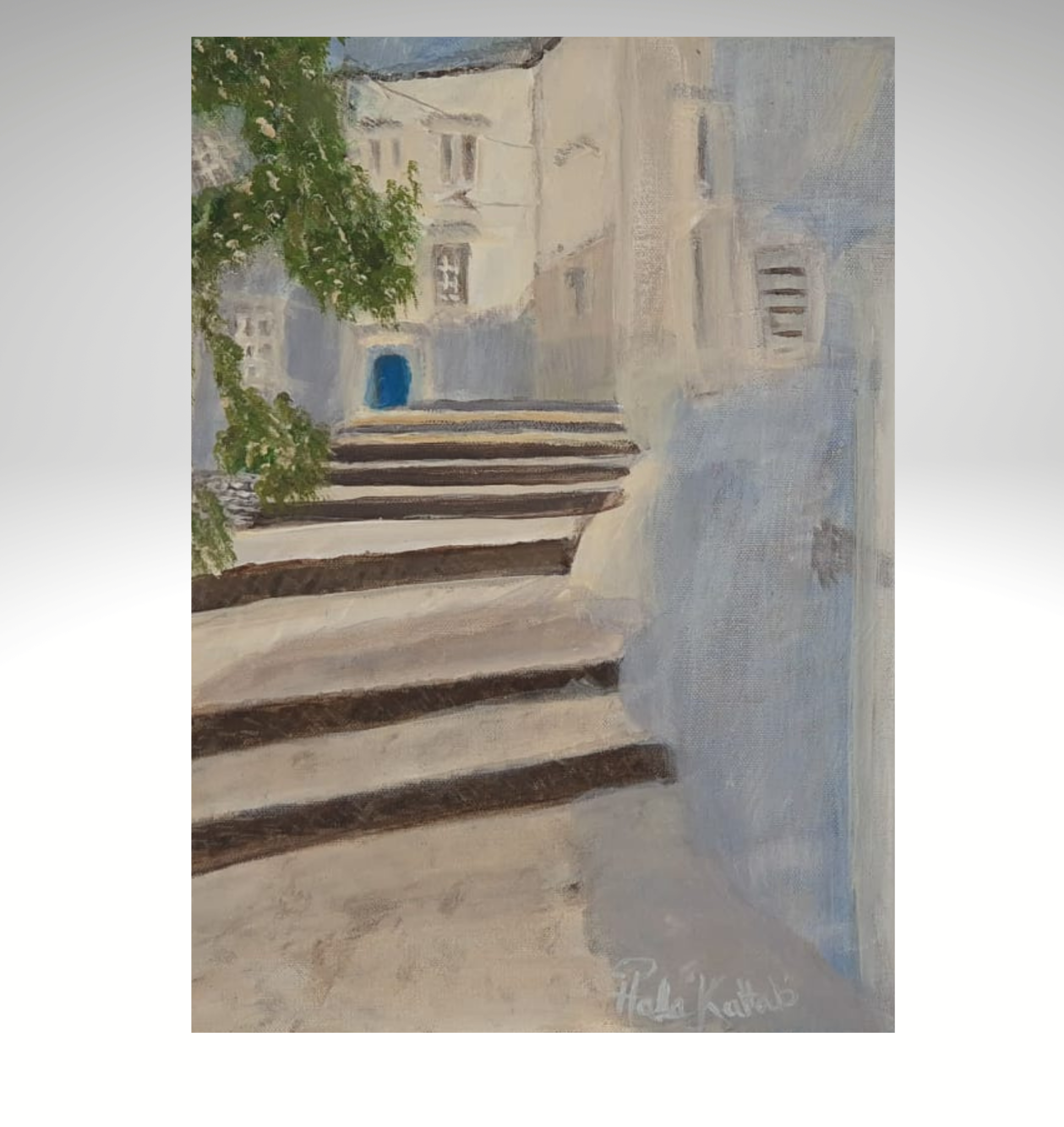 Stairs Toward Quiet 30 x 40 cm