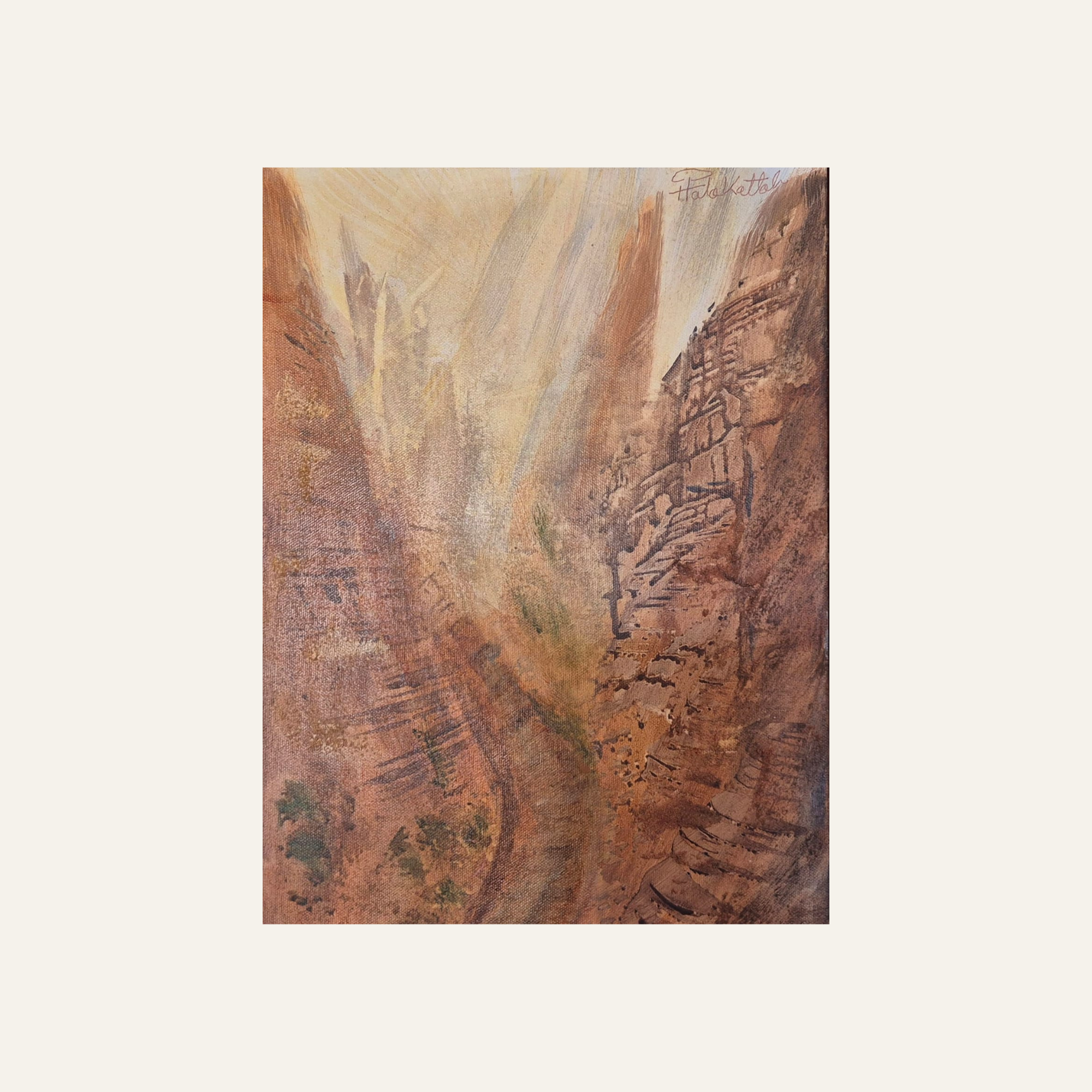 Held in Petra  30 x 40 cm