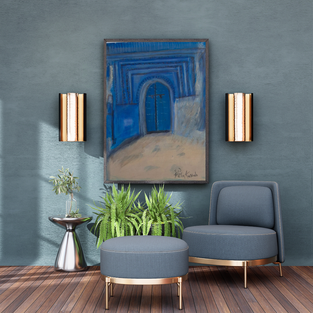 The Blue city Door-display - 30x40 cm.png