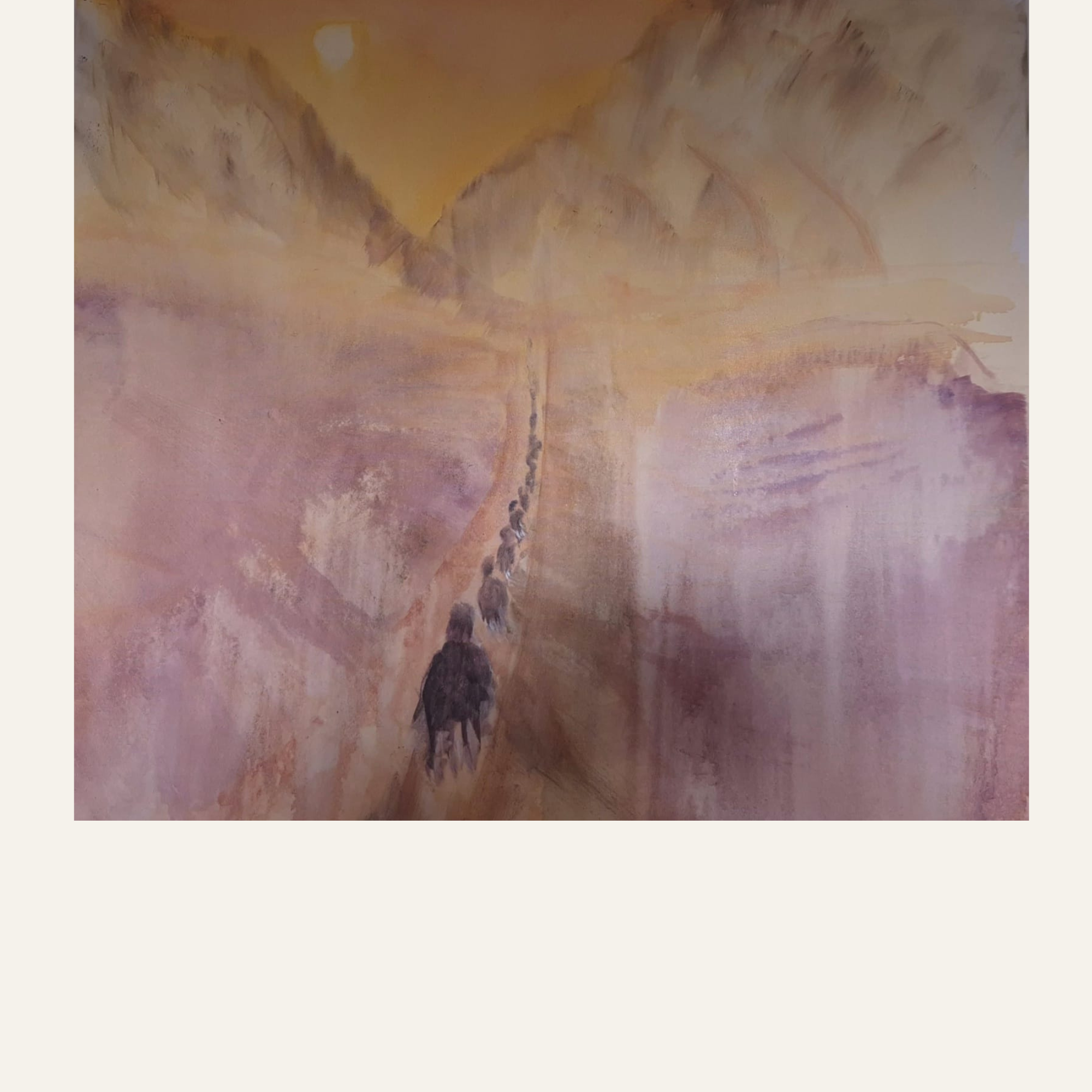 Into the Light –90 x 79 cm