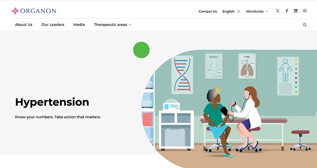 ORGANON - HCP Website design & Development (WordpressVIP)