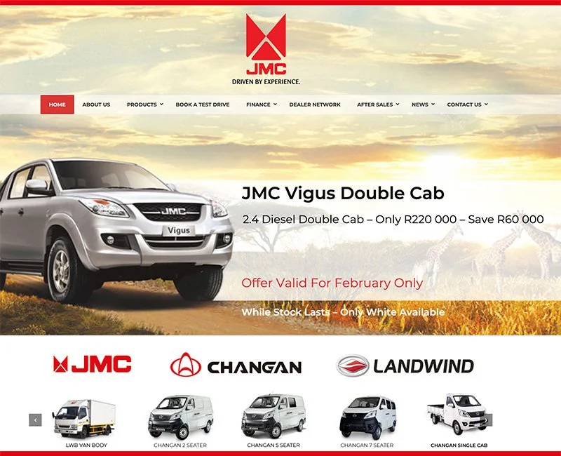 JMC MOTORS - Website Design & Development