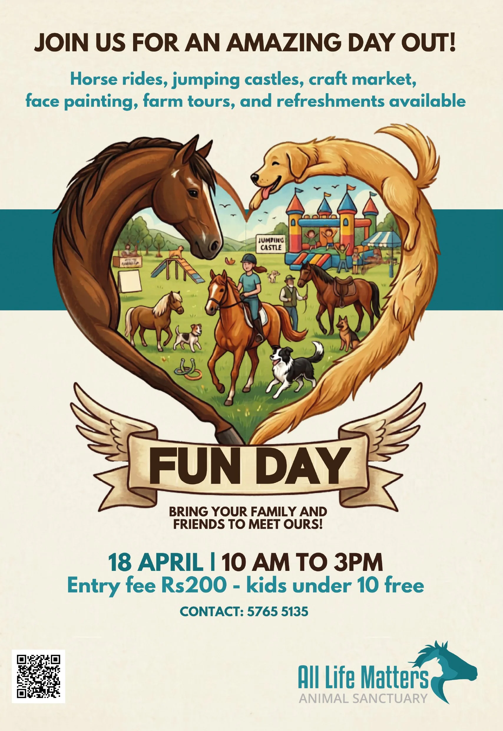 A3 POSTER DESIGN - All Life Matters (Animal Charity) 