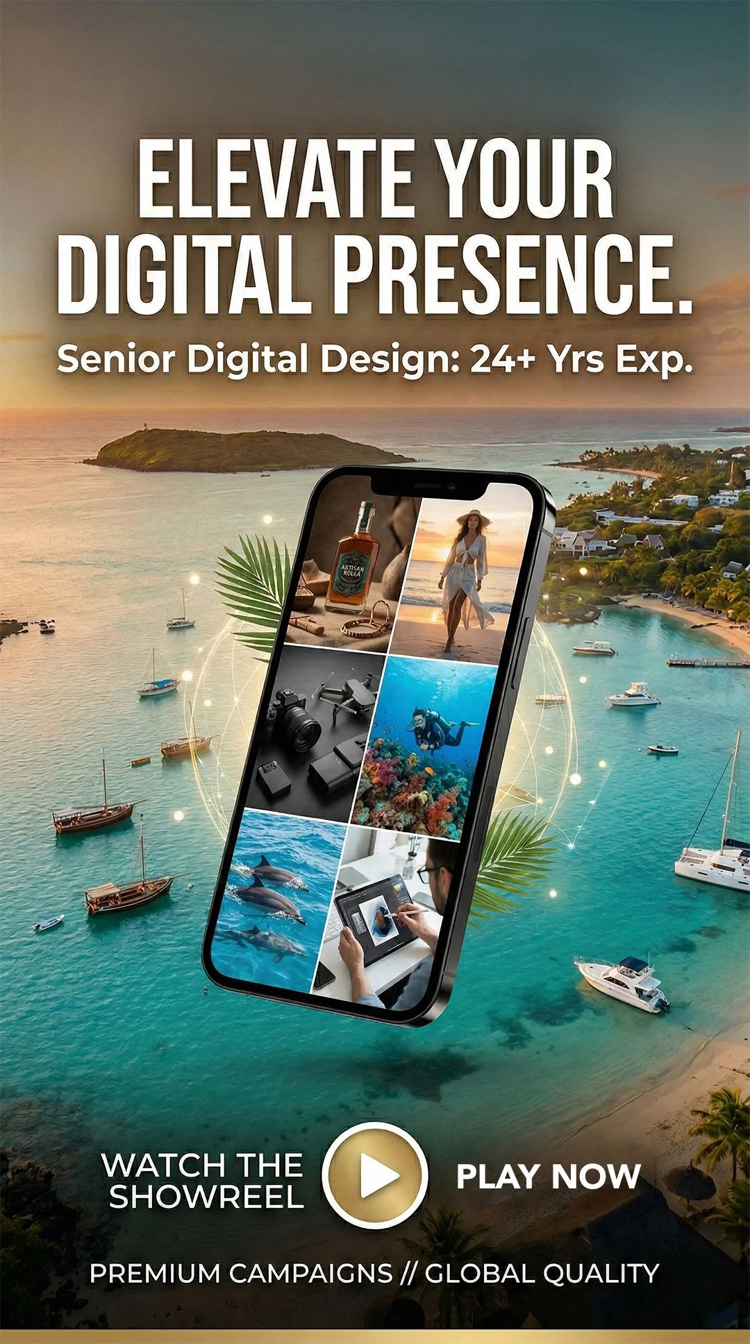 Short Portfolio Showreel - Ads, AI video, Concepts