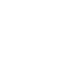 Speech bubble icon with a black background and white outline