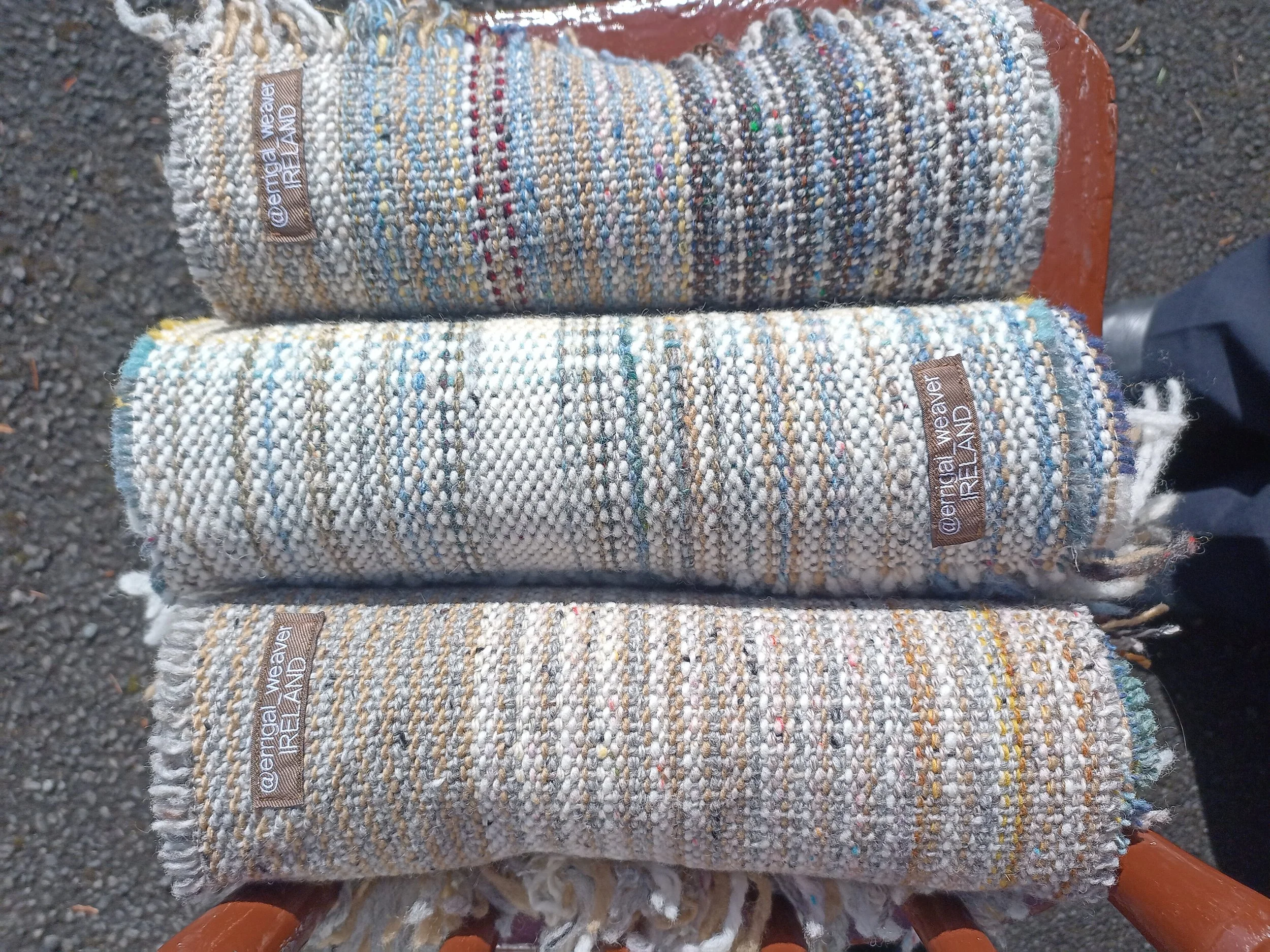 Handwoven in Donegal Ireland 100% merino wool