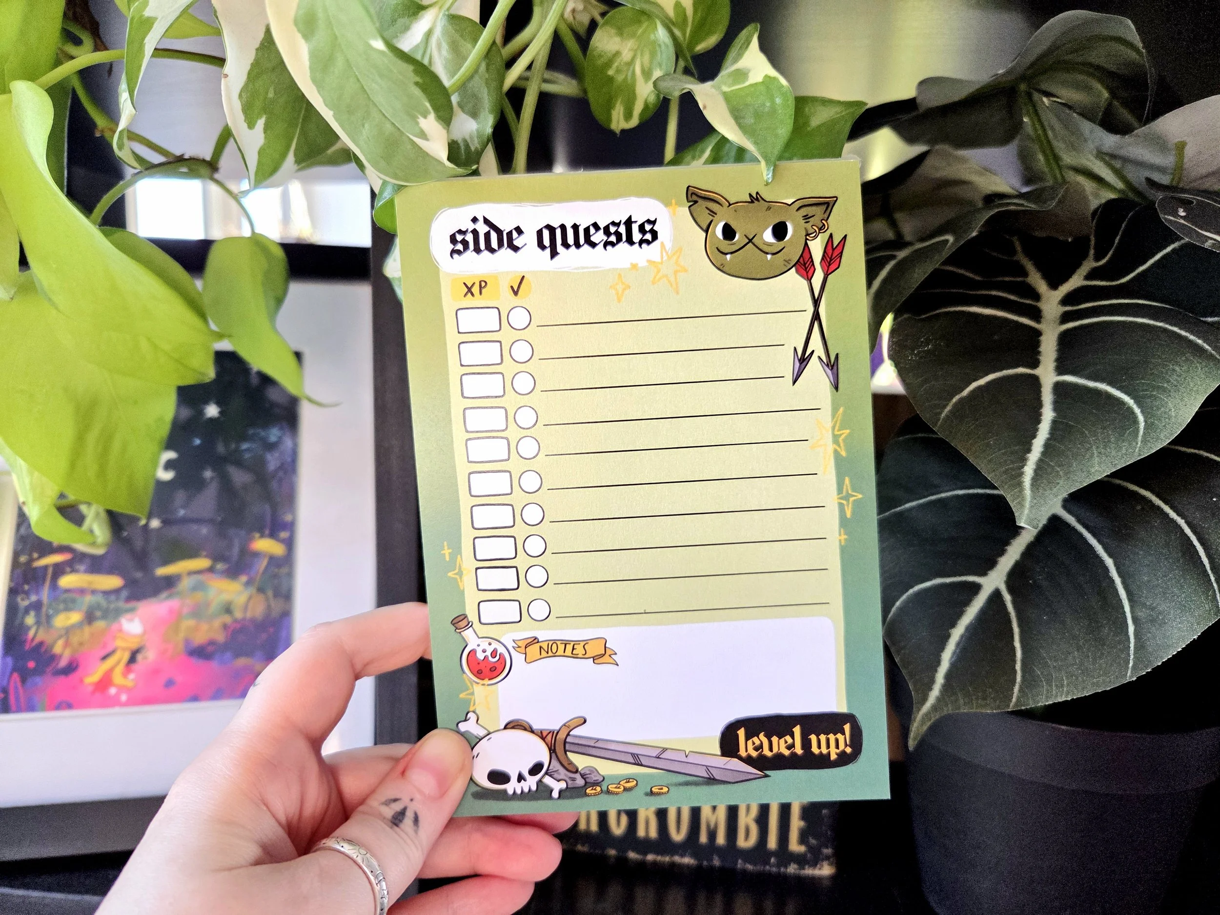 Side Quests A6 Notepad