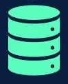 Icon of a database with three cylindrical storage units stacked vertically.