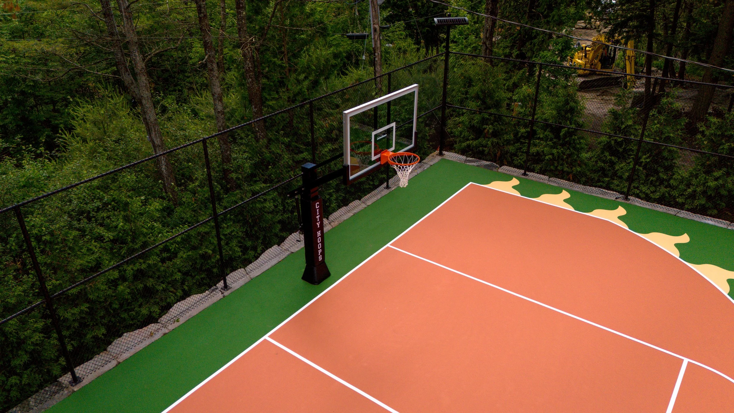 City Hoops Platinum Basketball Hoop On Basketball Court.jpg