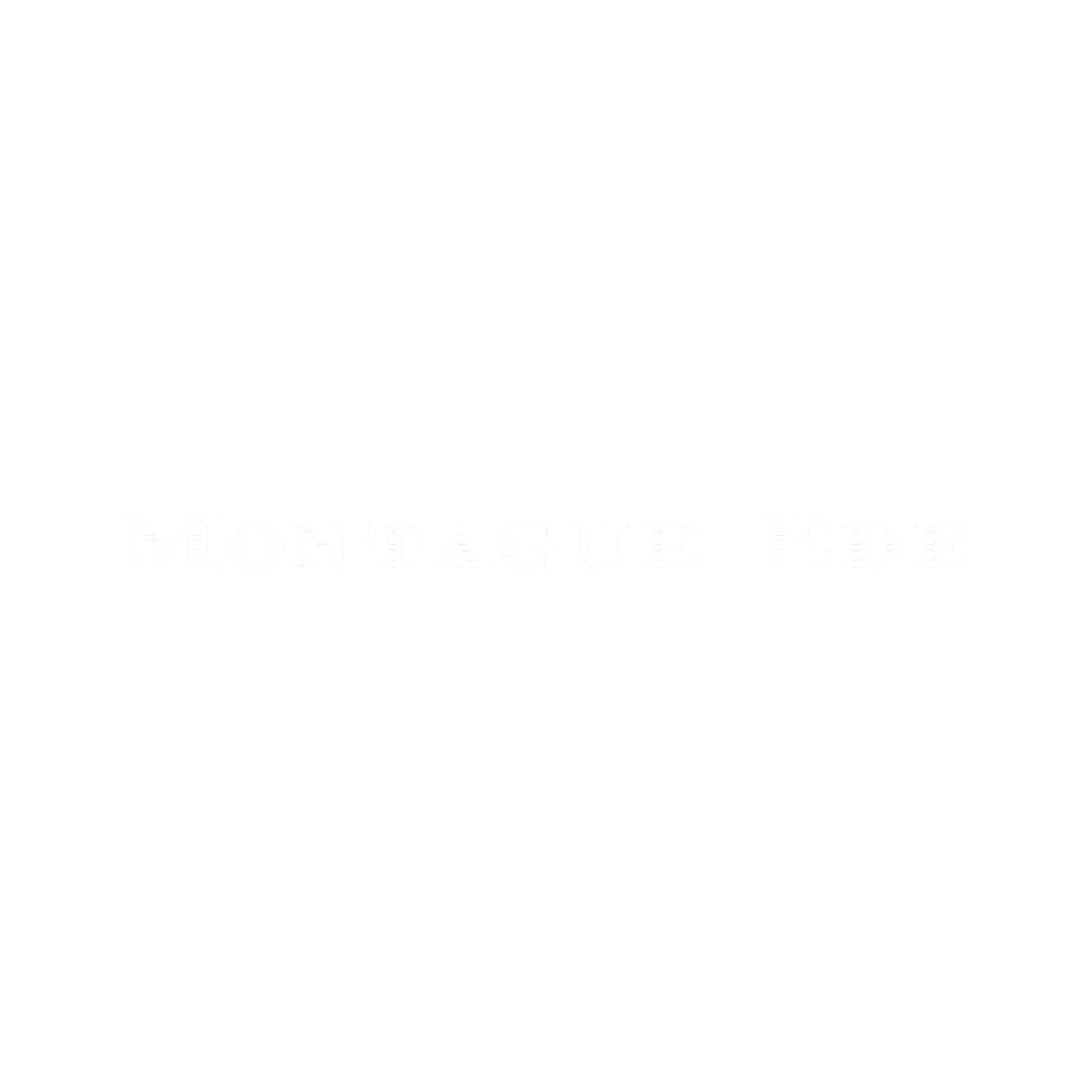 Black background with white text that says 'Montague Ede' in the center.