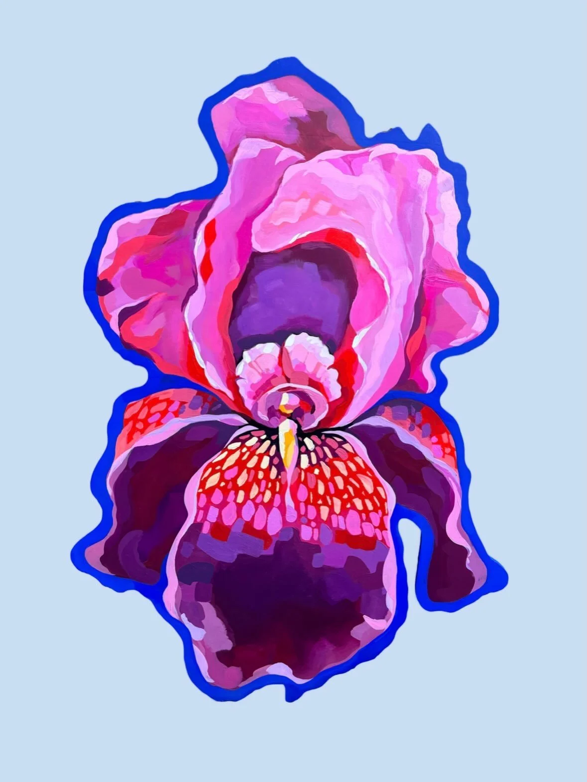 &lsquo;Birth&rsquo; 

Acrylic on plywood, 1400 x 930 mm, 2026

Birth is an intuitive rebellion against a climate of exhaustion, conflict, and ecological grief. In a world weighed down by heavy realities, choosing tenderness is a radical act. This sha