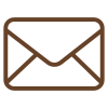 Icon of a brown envelope or mail letter.